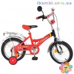 Велосипед 14д. P 1436 красно-черный